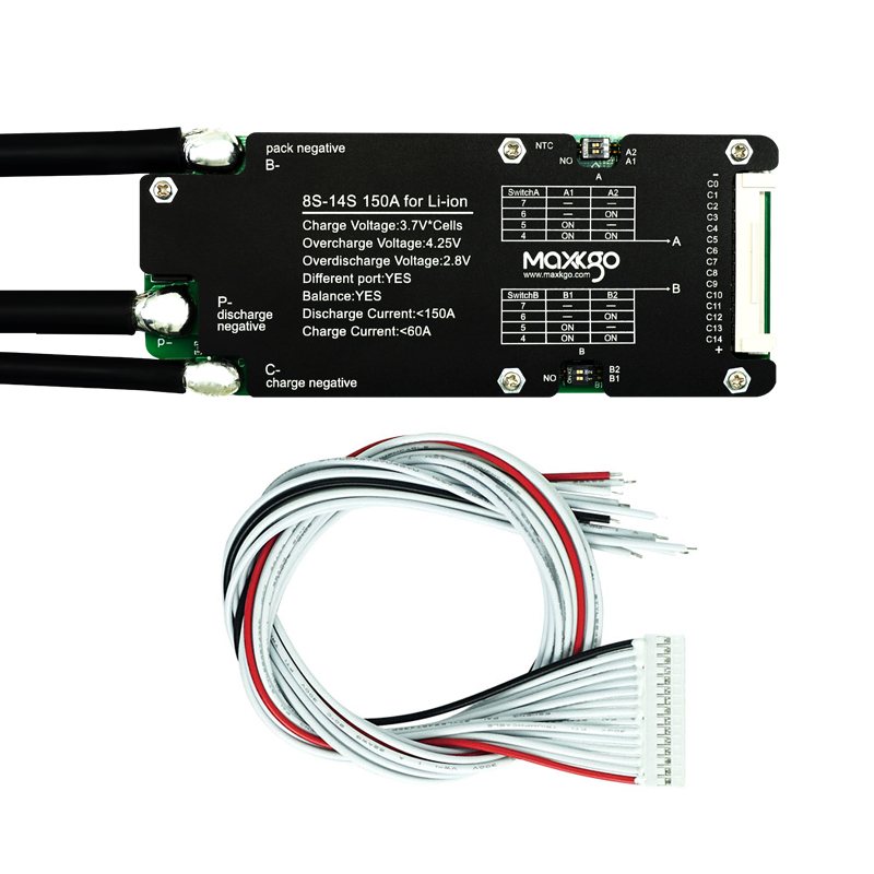 Hardware BMS 8S-14S 150A Protection Board detail image 6
